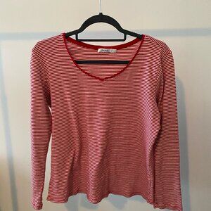Ricki's striped v-neck long sleeve